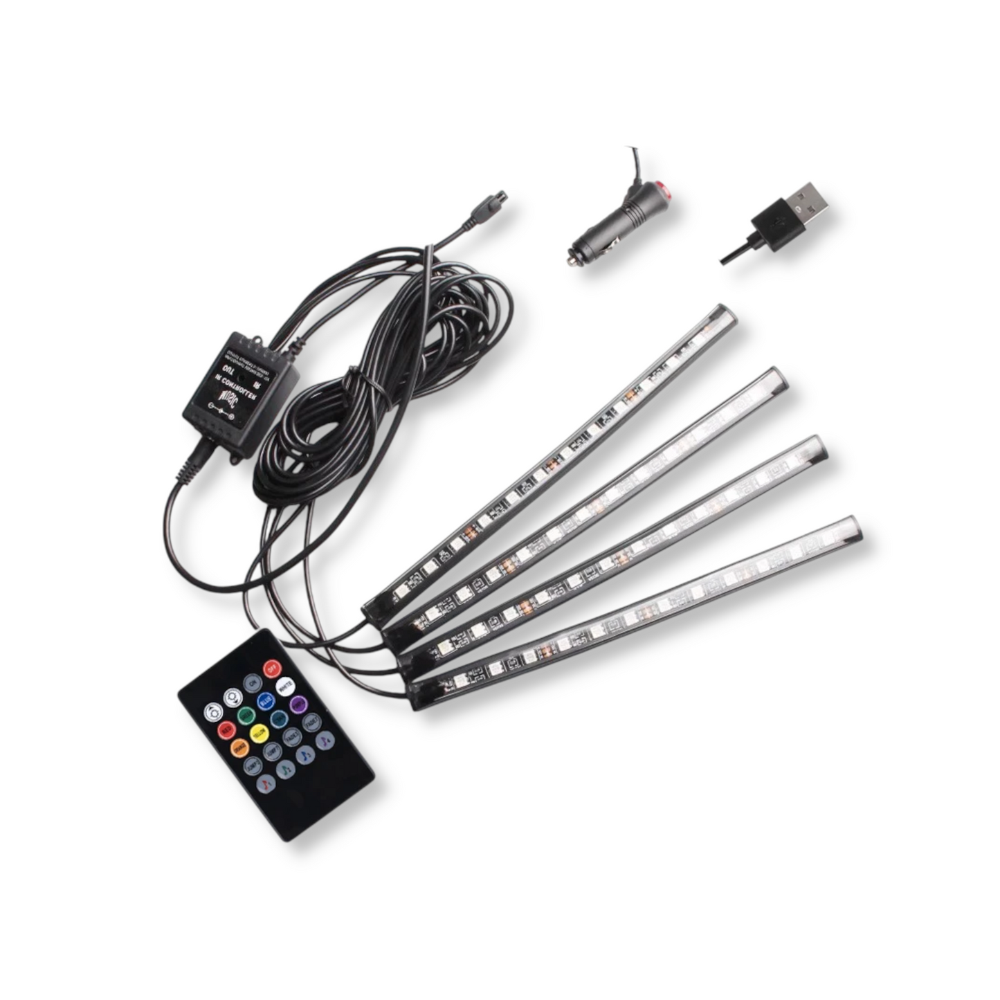 Bandes LED RGB pour intérieur de peugeot 206