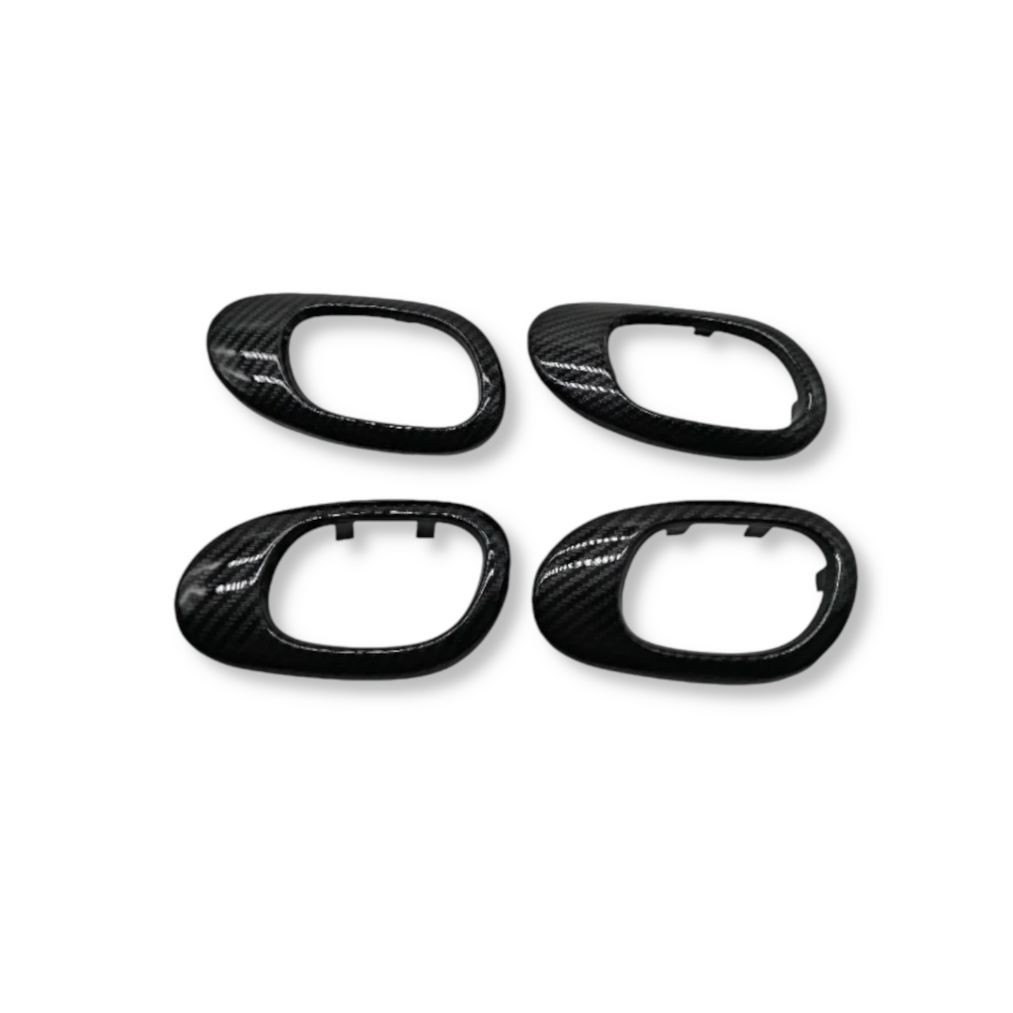 Contours de poignées de porte carbone pour Peugeot 206