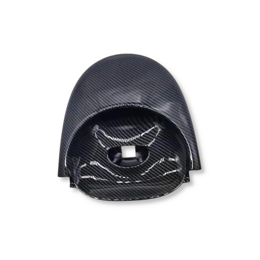 Cache supérieur de console centrale carbone pour Peugeot 206