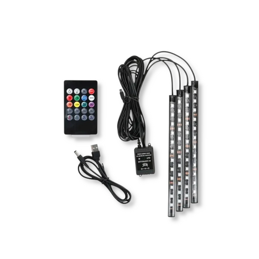 Bandes LED RGB pour intérieur de peugeot 206