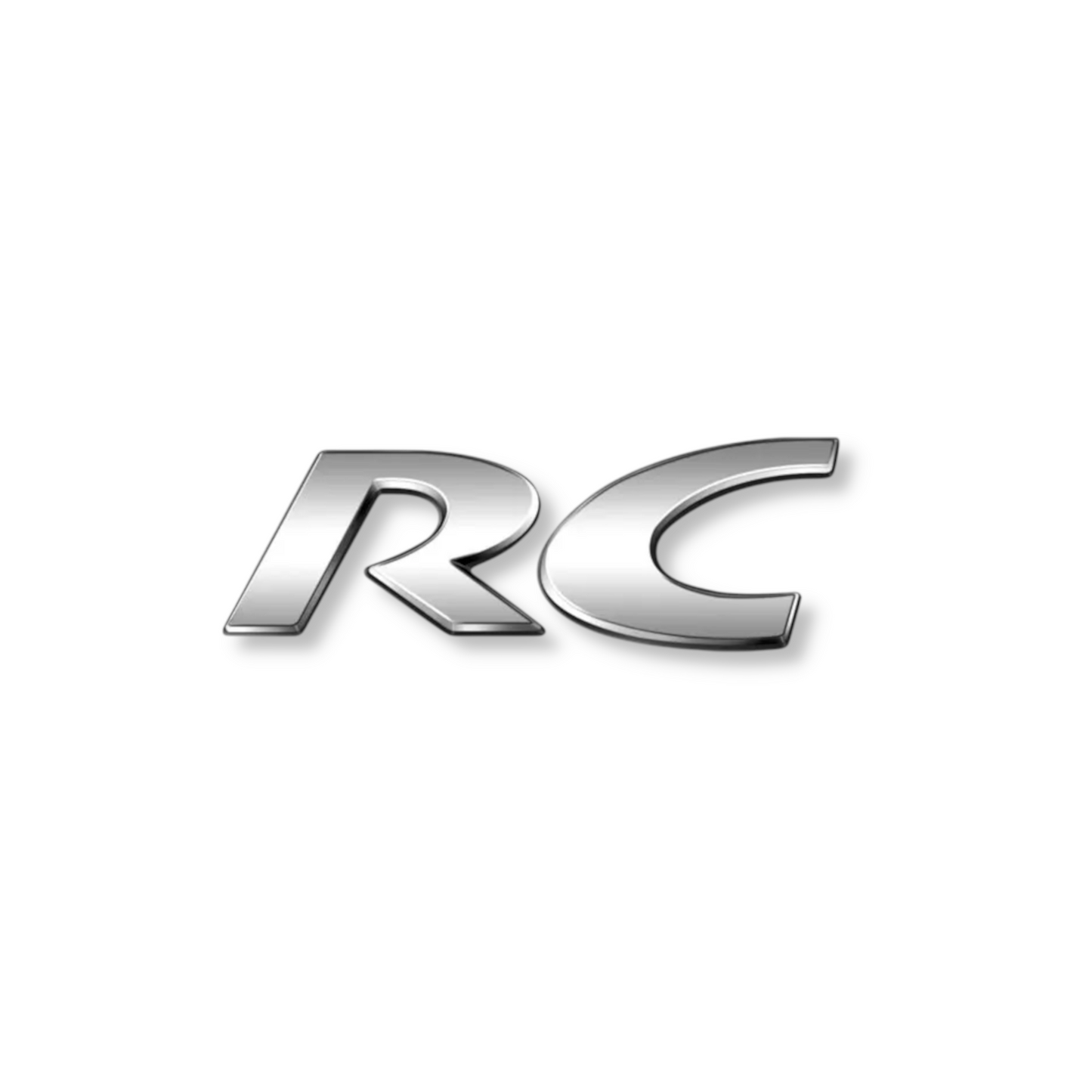 Sigle métal RC pour Peugeot 206