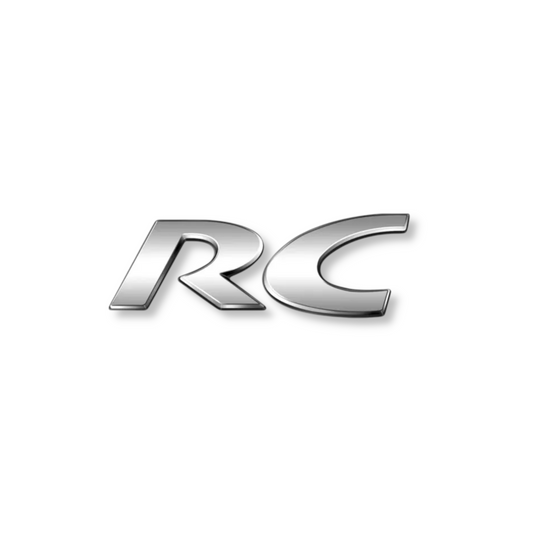 Sigle métal RC pour Peugeot 206