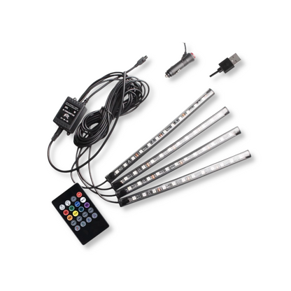 Bandes LED RGB pour intérieur de peugeot 206