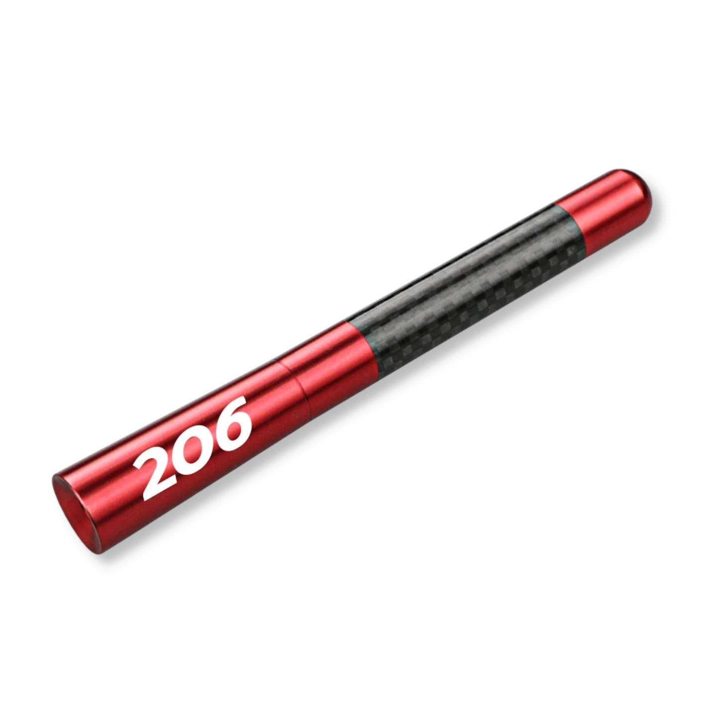 Antenne courte effet carbone Peugeot 206