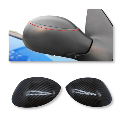 Coques Rétroviseur Carbone Peugeot 206